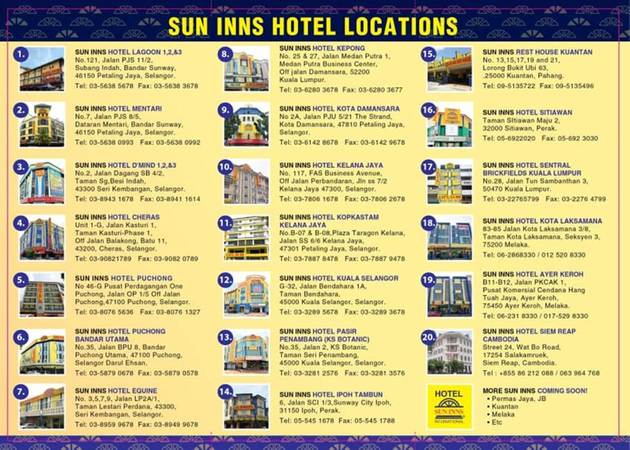 Sun Inns Hotel Ayer Keroh Exterior photo